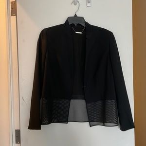 Elie Tahari worn only a couple of times black blazer with mesh detail